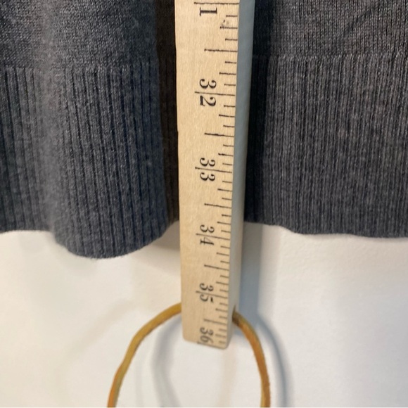 Eileen Fisher Gray Sweater Long Sleeve Sweater Dress Minimalistic Career Medium - Picture 12 of 13